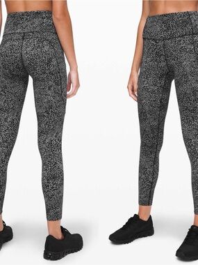Lululemon Fast and Free Tight II Sz 6/25" *Non-Reflective Nulux